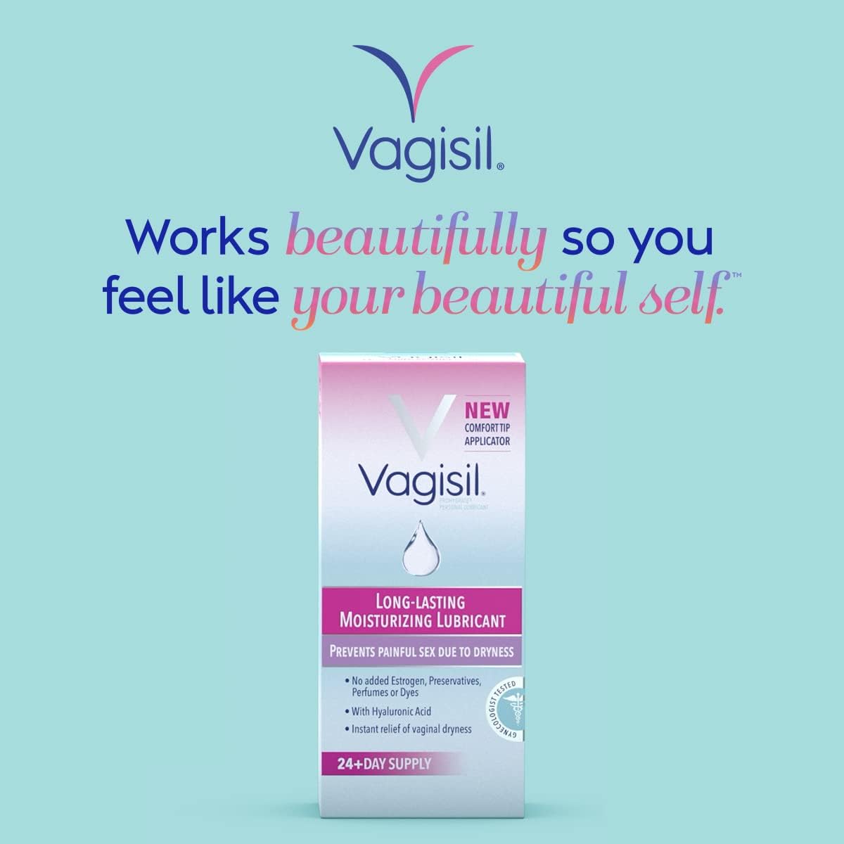 Vagisil Prohydrate Internal Vaginal Moisturizer 24 Aplicaciones