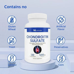 ML NATURALS - ML Naturals Chondroitin Sulfate 1200Mg. 120 Capsulas - The Red Vitamin MX - Suplementos Alimenticios - {{ shop.shopifyCountryName }}