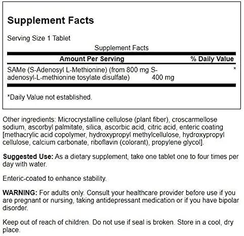 SWANSON - Swanson Ultra High-Potency Same 400Mg. 30 Tabletas 2 Pack - The Red Vitamin MX - Suplementos Alimenticios - {{ shop.shopifyCountryName }}