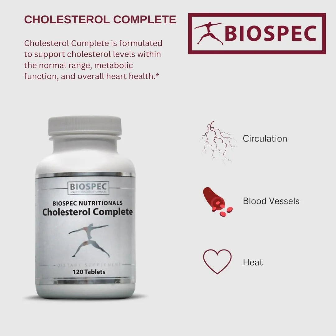 BIOSPEC - Biospec Nutritionals Cholesterol Complete 240 Tabletas - The Red Vitamin MX - Suplementos Alimenticios - {{ shop.shopifyCountryName }}