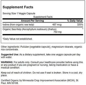 SWANSON - Swanson Organic Scottish Kelp 750Mg. 30 Capsulas 2 Pack - The Red Vitamin MX - Suplementos Alimenticios - {{ shop.shopifyCountryName }}