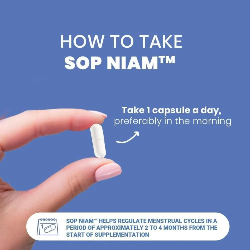 SOP NIAM - SOP NIAM D-Chiro Inositol Supplement for PCOS 60 Capsulas - The Red Vitamin MX - Suplementos Alimenticios - {{ shop.shopifyCountryName }}