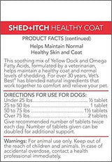 VET'S BEST - Vet's Best Healthy Coat Shed & Itch Relief Dog 50 Tabletas Masticables - The Red Vitamin MX - Remedios Para La Picazón De Perros - {{ shop.shopifyCountryName }}