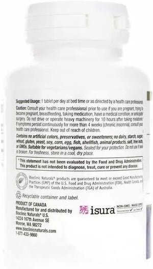 BIOCLINIC NATURALS - Bioclinic Naturals Melatonin 5Mg. 60 Tabletas - The Red Vitamin MX - Suplementos Alimenticios - {{ shop.shopifyCountryName }}
