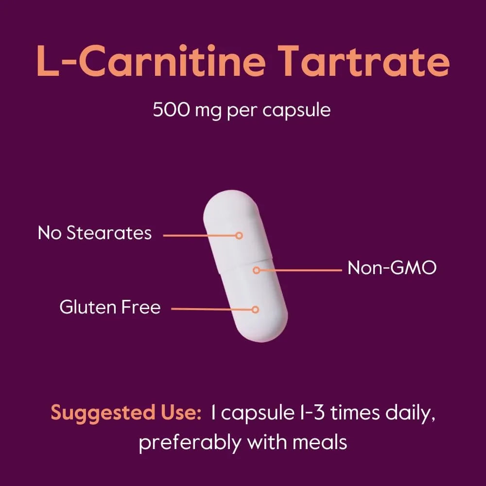 BESTVITE - BESTVITE L-Carnitine Tartrate 500Mg. 120 Capsulas - The Red Vitamin MX - Suplementos Alimenticios - {{ shop.shopifyCountryName }}