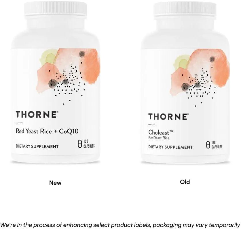 THORNE RESEARCH - THORNE Red Yeast Rice + CoQ10 120 Capsulas - The Red Vitamin MX - Suplementos Alimenticios - {{ shop.shopifyCountryName }}