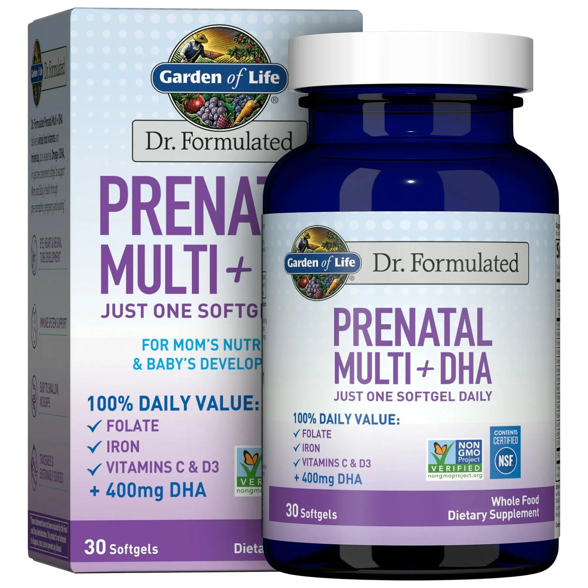 GARDEN OF LIFE - Garden Of Life Prenatal Multi+DHA 30 Capsulas Blandas - The Red Vitamin MX - Suplementos Alimenticios - {{ shop.shopifyCountryName }}