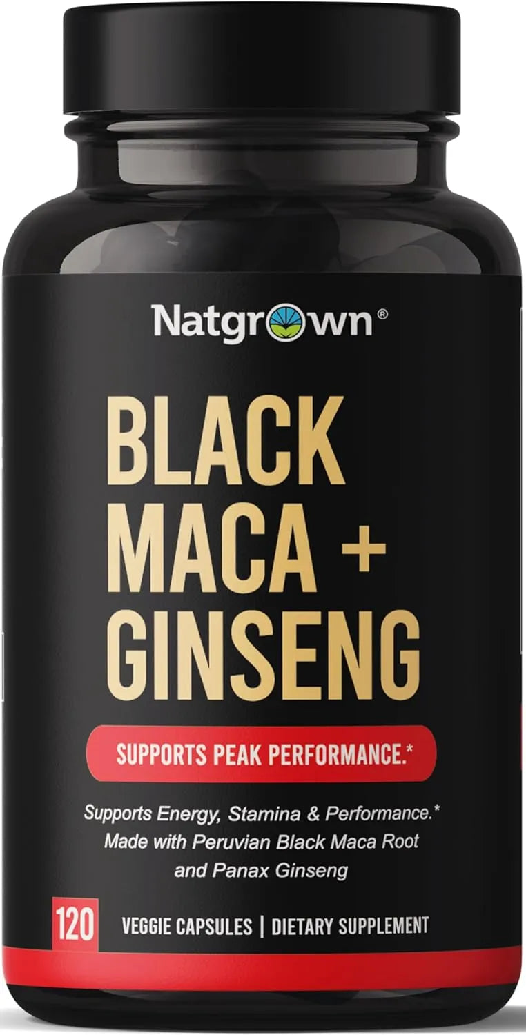 NATGROWN - Natgrown Organic Maca Root Panax Ginseng Powder 1500Mg. 120 Capsulas - The Red Vitamin MX - Suplementos Alimenticios - {{ shop.shopifyCountryName }}