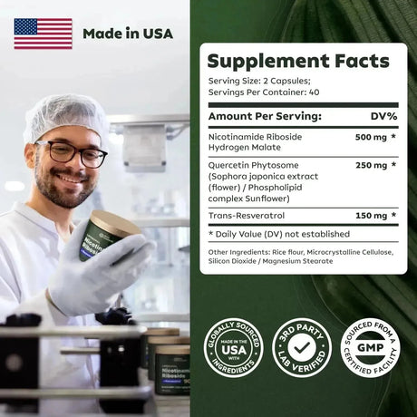 REUS RESEARCH - Reus Research Liposomal NAD Supplement Nueva Imagen 60 Capsulas - The Red Vitamin MX - Suplementos Alimenticios - {{ shop.shopifyCountryName }}
