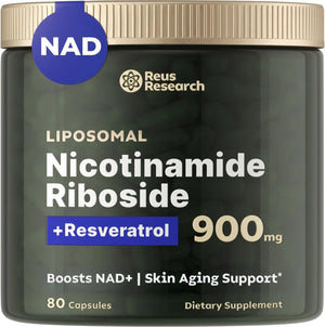 REUS RESEARCH - Reus Research Liposomal NAD Supplement 80 Capsulas - The Red Vitamin MX - Suplementos Alimenticios - {{ shop.shopifyCountryName }}