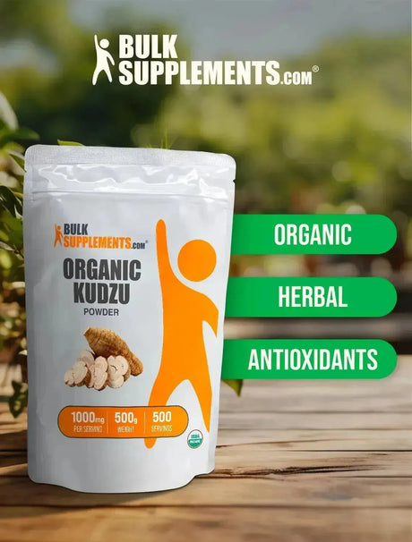 BULK SUPPLEMENTS - Bulk Supplements Organic Kudzu Powder 500Gr. - The Red Vitamin MX - Suplementos Alimenticios - {{ shop.shopifyCountryName }}
