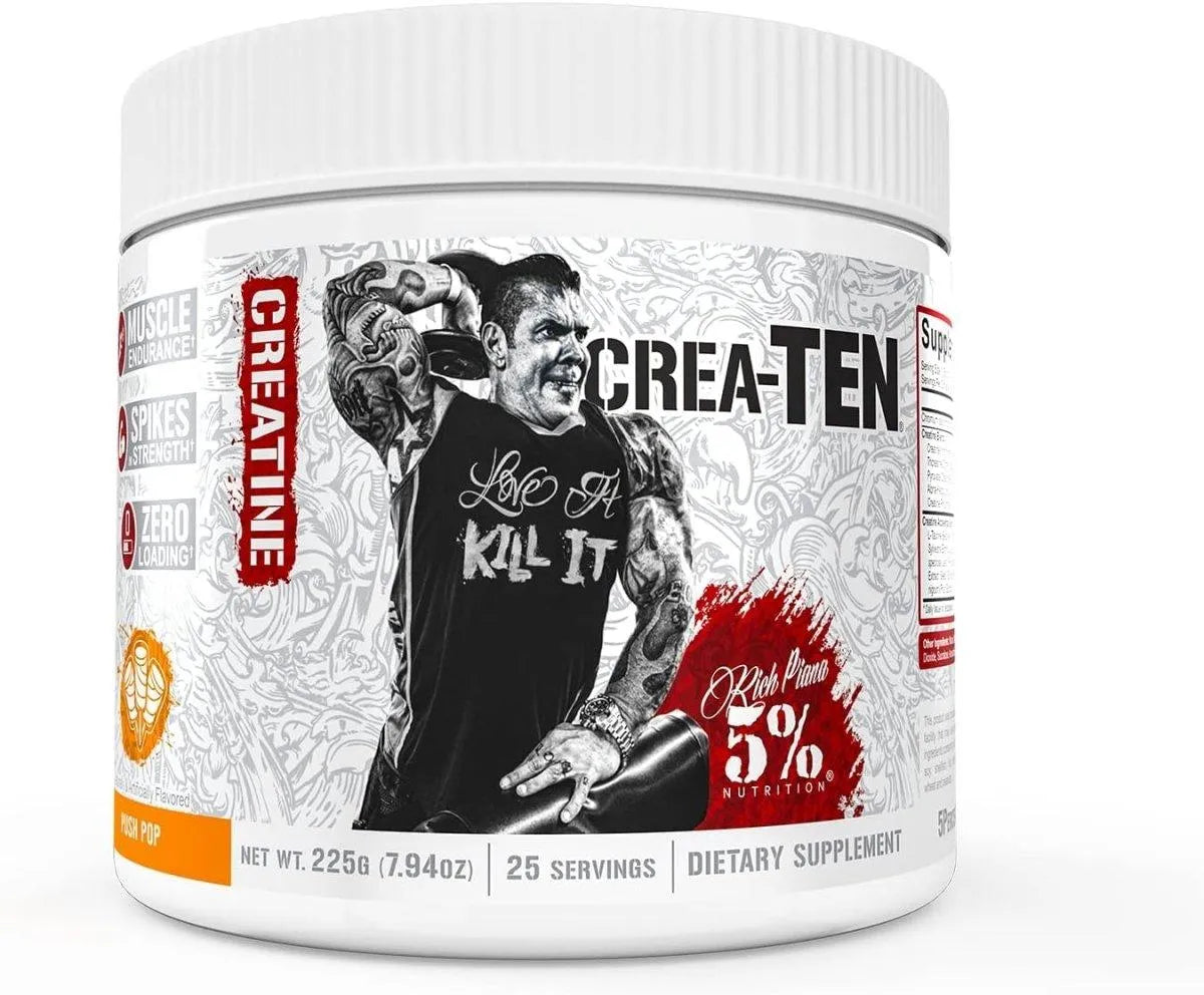 5% NUTRITION - 5% Nutrition CreaTEN Creatine Complex 25 Servicios 225Gr. - The Red Vitamin MX - Suplementos Alimenticios - {{ shop.shopifyCountryName }}