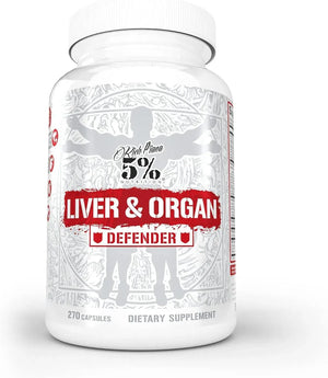 5% NUTRITION - 5% Nutrition Rich Piana Liver & Organ Defender 270 Capsulas - The Red Vitamin MX - Suplementos Alimenticios - {{ shop.shopifyCountryName }}