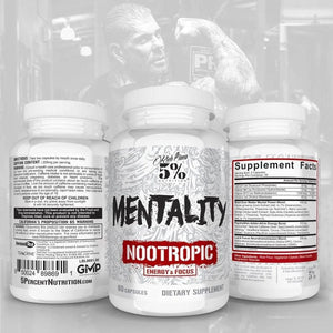 5% NUTRITION - 5% Nutrition Rich Piana Mentality Nootropic Blend 60 Capsulas - The Red Vitamin MX - Suplementos Alimenticios - {{ shop.shopifyCountryName }}