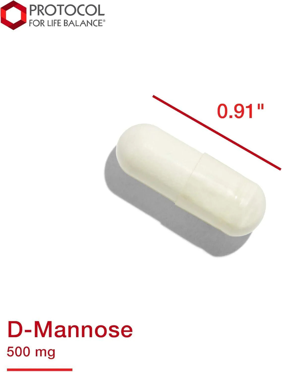 PROTOCOL FOR LIFE BALANCE - Protocol D-Mannose 500Mg. 90 Capsulas - The Red Vitamin MX - Suplementos Alimenticios - {{ shop.shopifyCountryName }}