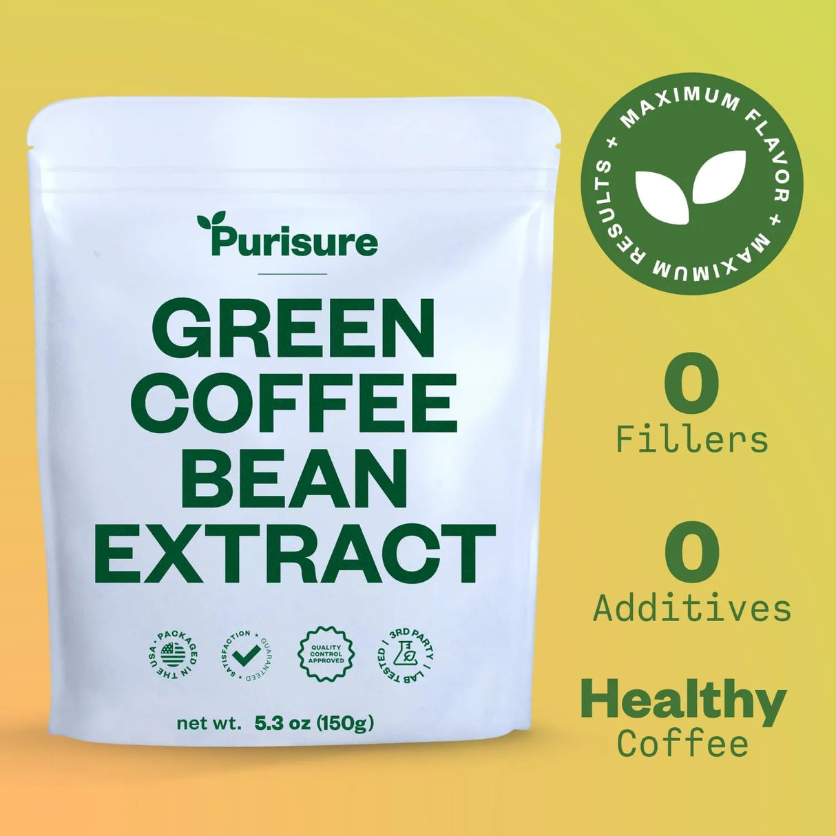 PURISURE - Purisure Green Coffee Bean Extract 150Gr. - The Red Vitamin MX - Suplementos Alimenticios - {{ shop.shopifyCountryName }}