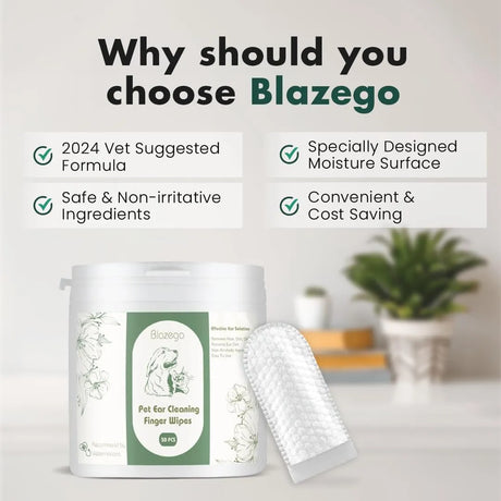 BLAZEGO - Blazego Ear Finger Wipes for Pets 50 Toallitas - The Red Vitamin MX - Cuidado Del Oído De Perros - {{ shop.shopifyCountryName }}