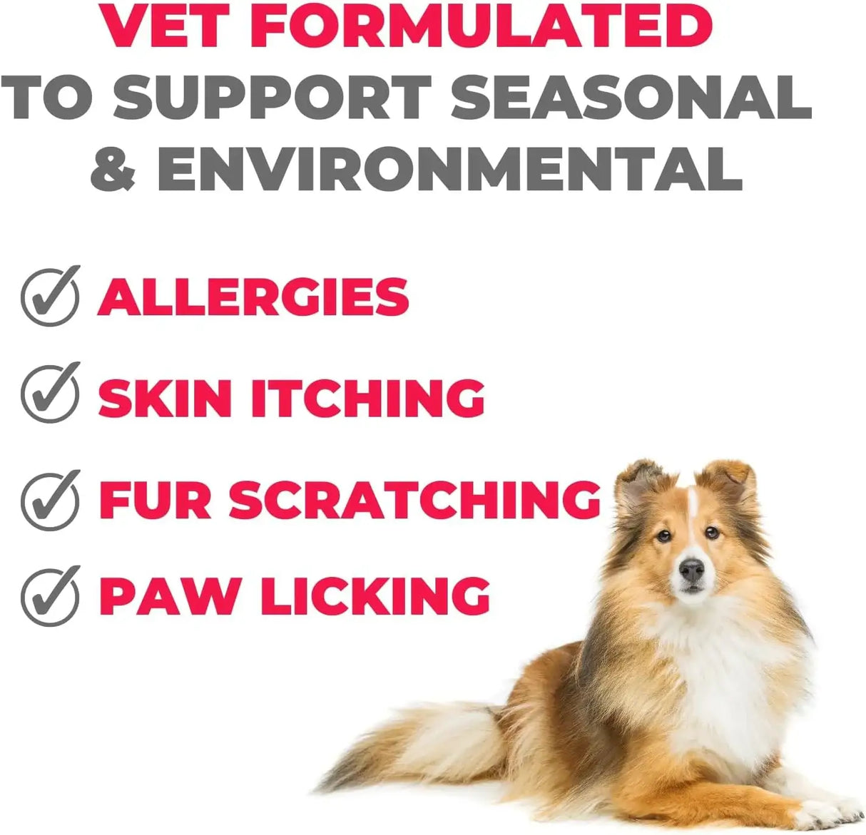 MIGHTY PETZ - Mighty Petz MAX Dog Allergy Relief Chews 120 Masticables - The Red Vitamin MX - Remedios Para La Picazón De Perros - {{ shop.shopifyCountryName }}