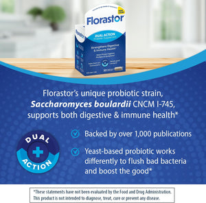 Florastor Probiotics 30 Capsulas