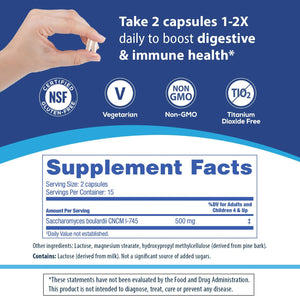 Florastor Probiotics 30 Capsulas