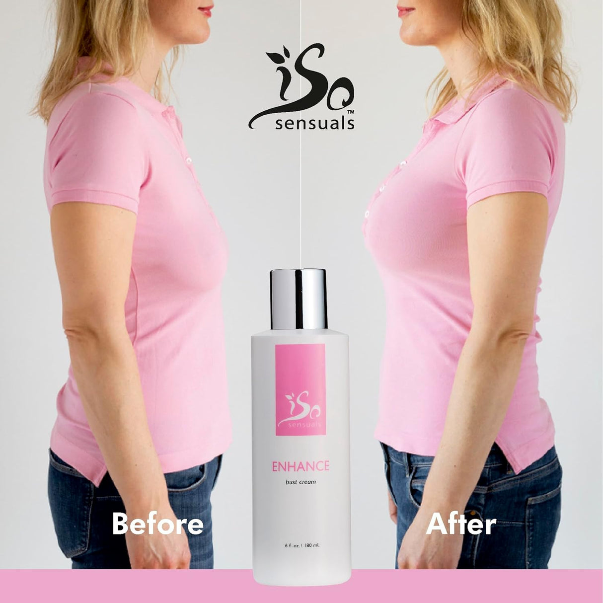 IsoSensuals ENHANCE Rapid-Action Breast Enlargement Cream 180Ml.
