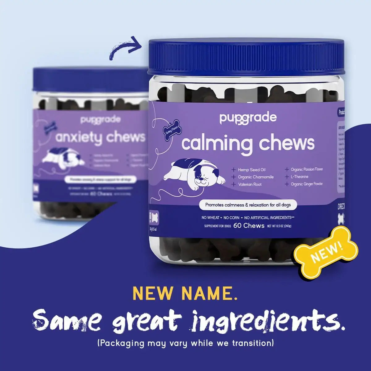 PUPGRADE - PupGrade Calming Soft Chews 60 Masticables 3 Pack - The Red Vitamin MX - Relajantes Para Perros - {{ shop.shopifyCountryName }}