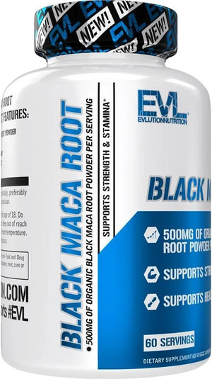 EVLUTION - Evlution Nutrition Black Maca Root 500Mg. 60 Capsulas - The Red Vitamin MX - Suplementos Alimenticios - {{ shop.shopifyCountryName }}