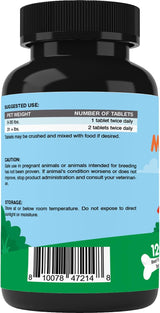 Vitamatic Melatonin for Dogs Beef Flavor 6Mg. 120 Tabletas Masticables