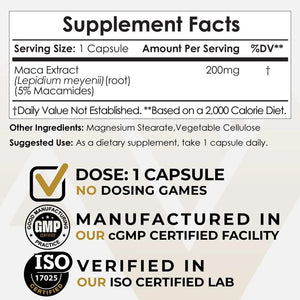 NOOTROPICS DEPOT - Nootropics Depot Maca Extract 60 Capsulas - The Red Vitamin MX - Suplementos Alimenticios - {{ shop.shopifyCountryName }}