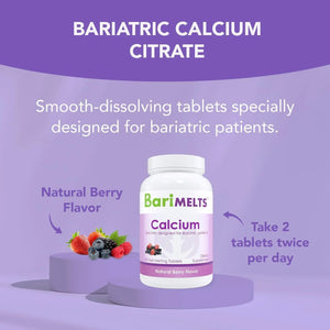 BARIMELTS - BariMelts Bariatric Calcium Citrate with Vitamin D3 and Magnesium 120 Tabletas Solubles - The Red Vitamin MX - Suplementos Alimenticios - {{ shop.shopifyCountryName }}