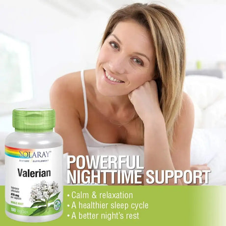 SOLARAY - SOLARAY Valerian 470Mg. 180 Capsulas - The Red Vitamin MX - Suplementos Alimenticios - {{ shop.shopifyCountryName }}