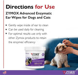 ZYMOX - Zymox Advanced Enzymatic Ear Wipes for Dogs and Cats 100 Toallitas - The Red Vitamin MX - Cuidado Del Oído De Perros - {{ shop.shopifyCountryName }}
