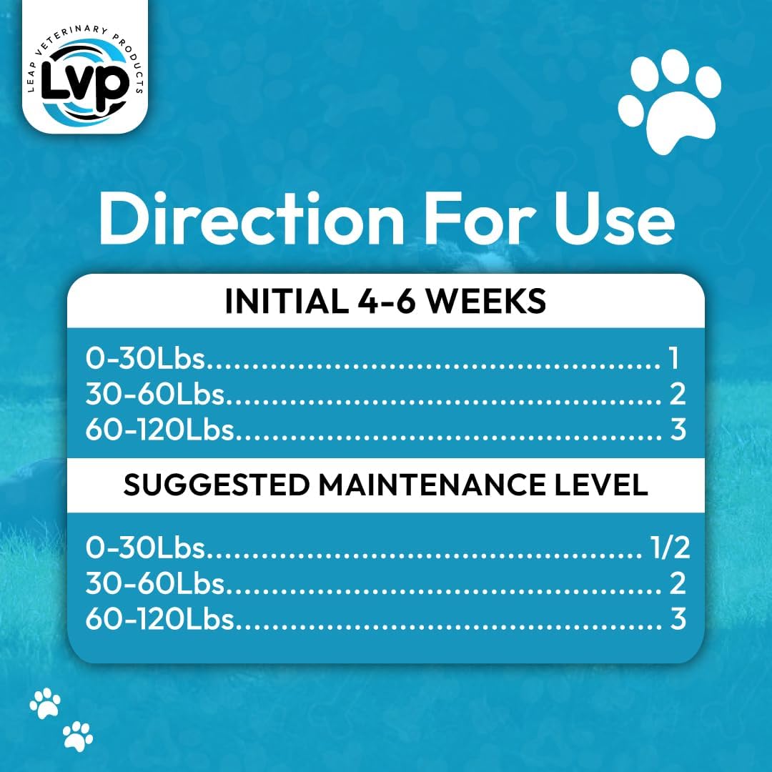 Leap Pharmaceuticals Pet Hip & Joint Supplements 90 Masticables