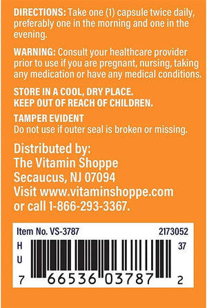 THE VITAMIN SHOPPE - The Vitamin Shoppe Huperzine A with Ginkgo Biloba 60 Capsulas - The Red Vitamin MX - Suplementos Alimenticios - {{ shop.shopifyCountryName }}