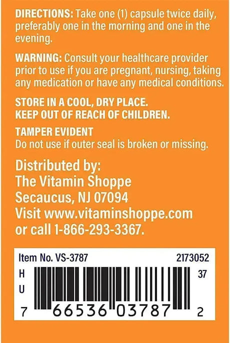 THE VITAMIN SHOPPE - The Vitamin Shoppe Huperzine A with Ginkgo Biloba 60 Capsulas - The Red Vitamin MX - Suplementos Alimenticios - {{ shop.shopifyCountryName }}