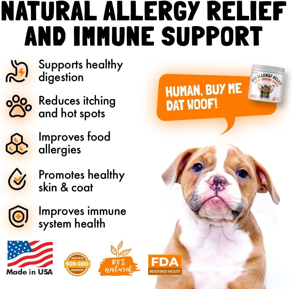 LEGITPET Allergy Relief Chews for Dogs 30 Masticables