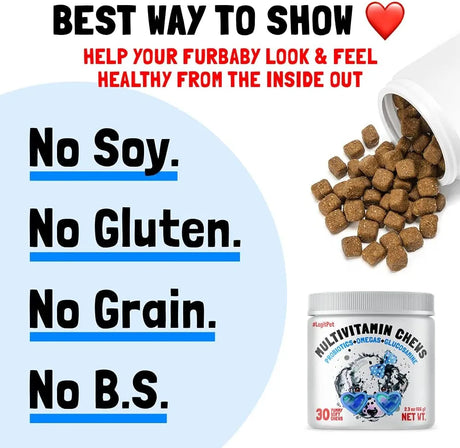 LEGIPET - LEGITPET Dog Vitamins 30 Masticables - The Red Vitamin MX - Multivitamínicos Para Perros - {{ shop.shopifyCountryName }}