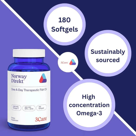 NORWAY DIREKT - Norway Direkt Omega-3 Fish Oil 2000Mg. 180 Capsulas Blandas - The Red Vitamin MX - Suplementos Alimenticios - {{ shop.shopifyCountryName }}