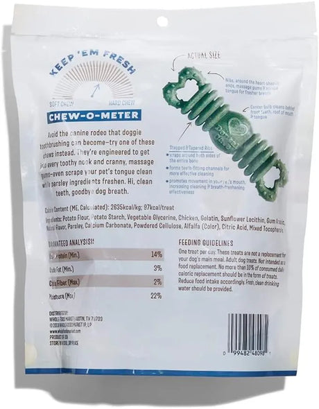 WHOLE PAWS - Whole Paws Grain-Free Dog Dental Chews Medium For Dogs 21-50 lbs 397Gr. - The Red Vitamin MX - Cuidado Dental Para Perros - {{ shop.shopifyCountryName }}