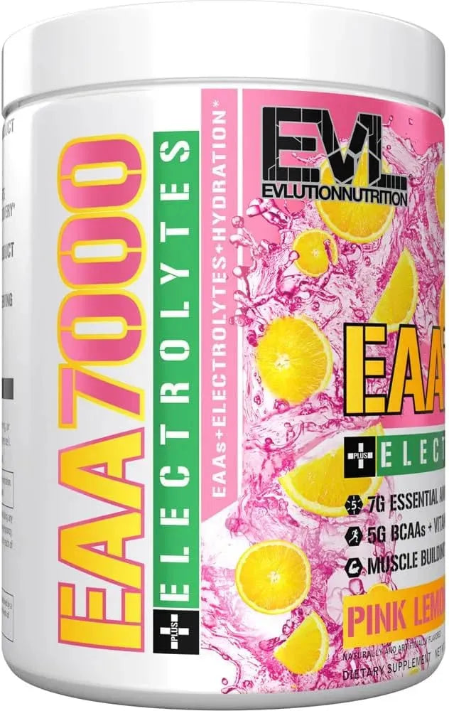 EVLUTION - Evlution Nutrition EAA7000 + Electrolytes 30 Servicios Pink Lemonade 369Gr. - The Red Vitamin MX - Suplementos Alimenticios - {{ shop.shopifyCountryName }}