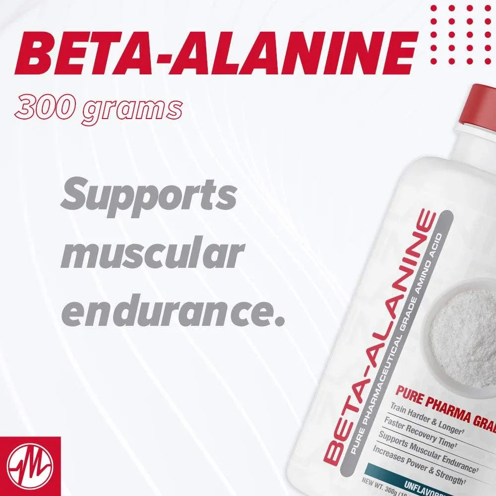 METABOLIC NUTRITION - Metabolic Nutrition Beta Alanine Powder 300Gr. - The Red Vitamin MX - Suplementos Alimenticios - {{ shop.shopifyCountryName }}