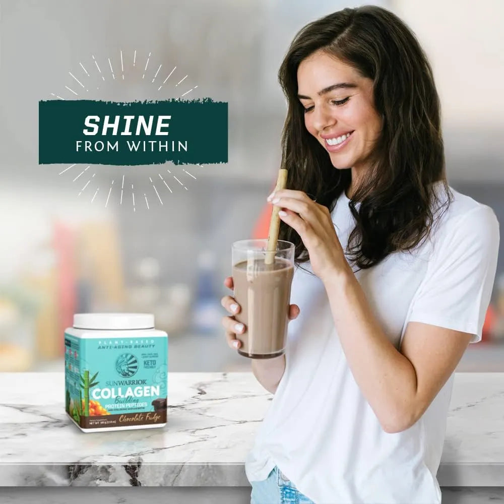 SUNWARRIOR - Sunwarrior Vegan Collagen Protein Powder Plant-based Chocolate 500Gr. - The Red Vitamin MX - Suplementos Alimenticios - {{ shop.shopifyCountryName }}