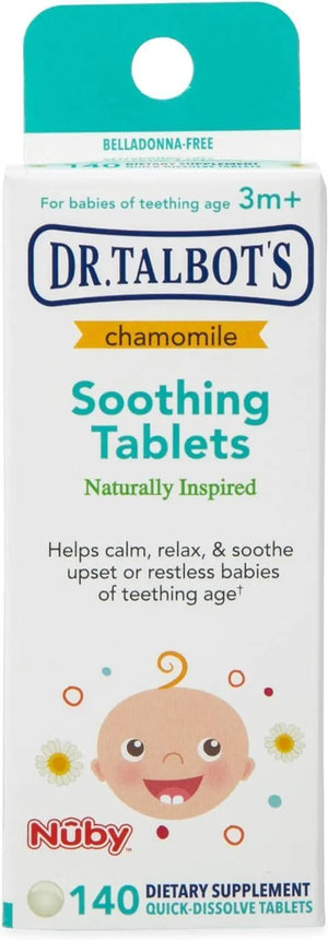 DR. TALBOT'S - Dr. Talbot's Chamomile Soothing Tablets 140 Tabletas - The Red Vitamin MX - Suplementos Alimenticios - {{ shop.shopifyCountryName }}