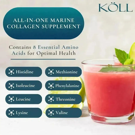 KOLL - KOLL Marine Collagen Peptides Powder 300Gr. - The Red Vitamin MX - Suplementos Alimenticios - {{ shop.shopifyCountryName }}