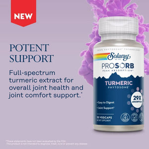 SOLARAY - SOLARAY Turmeric Phytosome 500Mg. 30 Capsulas - The Red Vitamin MX - Suplementos Alimenticios - {{ shop.shopifyCountryName }}