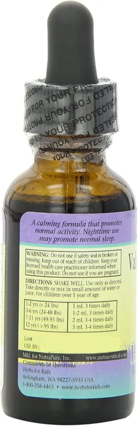 HERBS FOR KIDS - Herbs For Kids Valerian Super Calm 1 Fl.Oz. - The Red Vitamin MX - Suplementos Alimenticios - {{ shop.shopifyCountryName }}