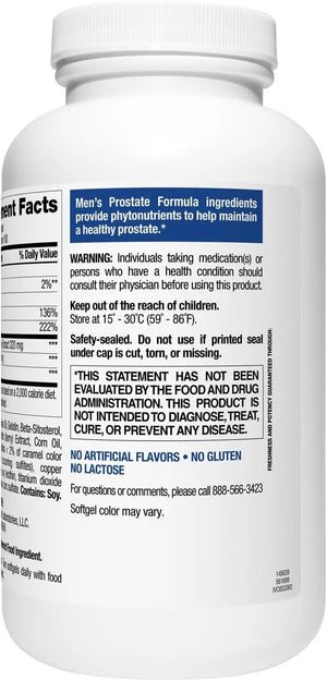 NATURE'S WONDER - Nature's Wonder Men's Prostate Formula 200 Capsulas Blandas - The Red Vitamin MX - Suplementos Alimenticios - {{ shop.shopifyCountryName }}