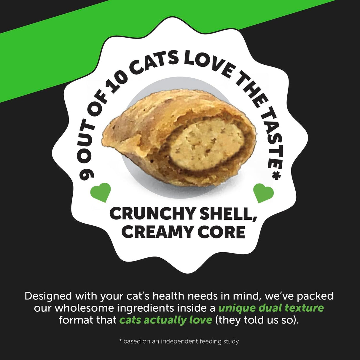 Pet Honesty Cat Probiotics Gut + Immune Health Crunchy & Creamy Chews 30 MAsticables
