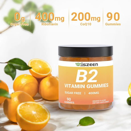 WISZEEN - Wiszeen Vitamin B2 Gummies 400Mg. 90 Gomitas - The Red Vitamin MX - Suplementos Alimenticios - {{ shop.shopifyCountryName }}