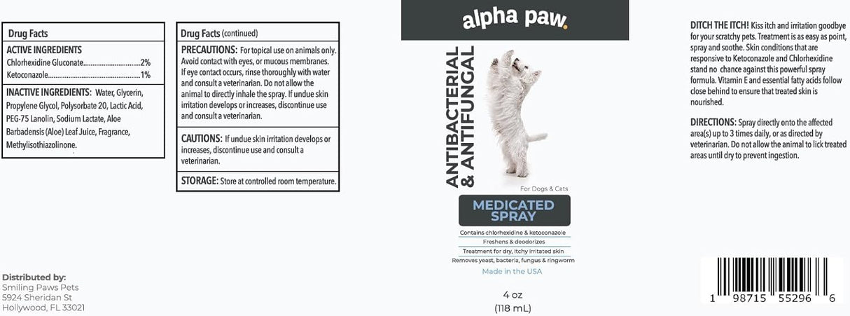 Smiling Paws Pets Advanced Spray for Cats & Dogs 8 Fl.Oz.